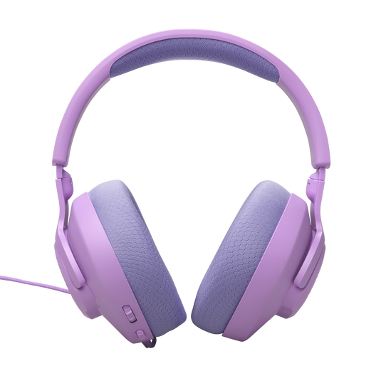 JBL Quantum 100M2 - Purple - Wired over-ear gaming headset with detachable mic and mute option - Back image number null